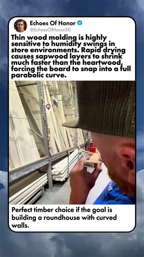 WHY LUMBER WARPS SO EXTREMELY