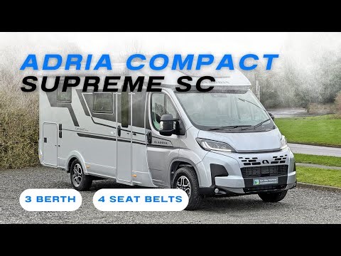 2026 Adria Compact Supreme SC | 3 Berth Motorhome, Ready for Adventures