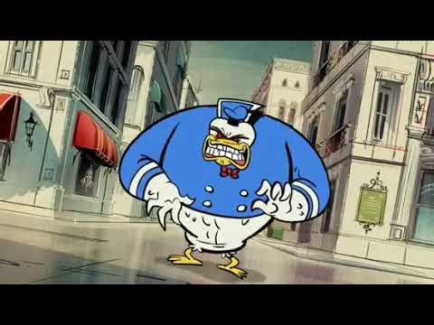 big Donald duck with GODZILLA Roar 2014