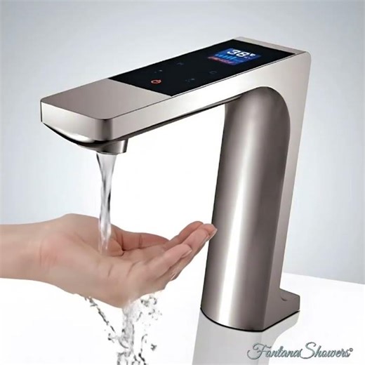 Fontana Loiret™ Series Brushed Nickel Digital Faucet FS1327-B-DIG