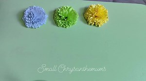 Small Chrysanthemums made under 1:30mins! #paper #papercraft #paperdiy #craft #art #paperflower #chrysanthemum @Paperwalala
