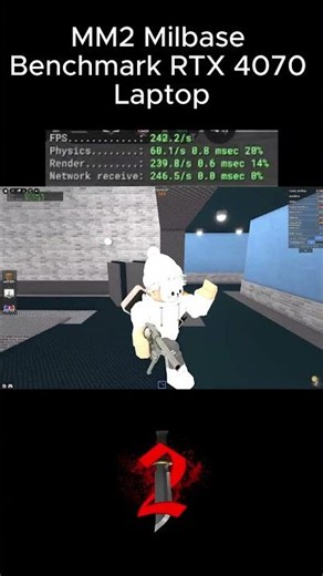 Roblox MM2 Benchmark Rtx 4070 Laptop