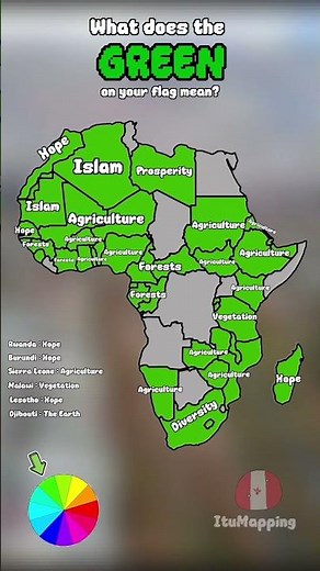 What do the colours on the African flags mean? 🌍🤔 #africa #flags #mapping #colours