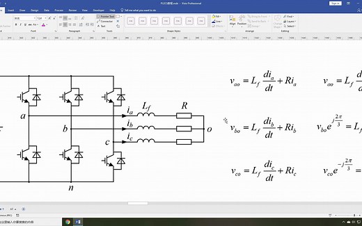 PLECS视频教程66（三相逆变器的输出电流控制框图）