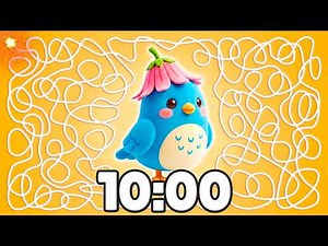10 Minute [SPRING] Bluebird Timer 🐦🌸✨ | Cozy Classroom Countdown!