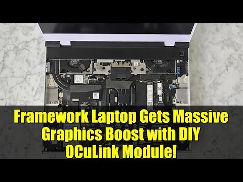 Framework Laptop Gets Massive Graphics Boost with DIY OCuLink Module!