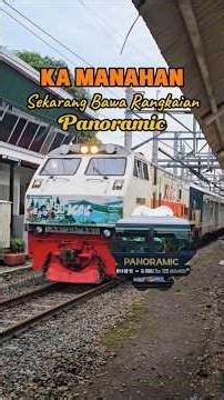Kereta Api Manahan Sekarang Bawa Rangkaian Panoramic || Stasiun Tugu Yogyakarta