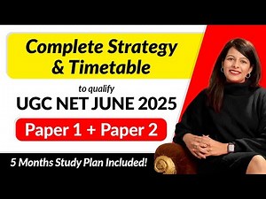 Beginner's Strategy for UGC NET June 2025 | Paper 1 & Paper 2- How to Study + Where to Start From?
