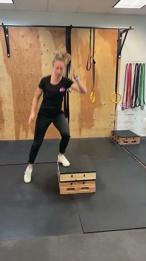 LATERAL STEP UP JUMPS