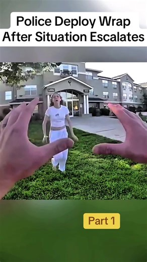 Police Deploy Wrap After Situation Escalates, part 1 #cops #bodycam #copsoftiktok #copsoftiktok #policeofficer