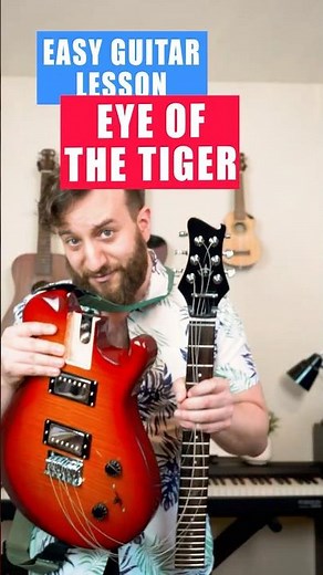 Let's Learn 'Eye of the Tiger' by Survivor - Easy Guitar Tutorial