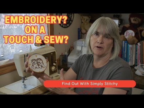 How to Embroider on a Vintage Singer Touch & Sew