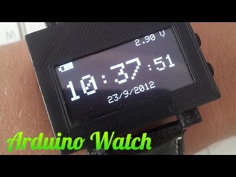 DIY Arduino watch ( clock ). How to make.