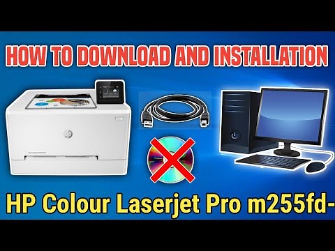 HP Color LaserJet Pro M255dw printer Driver How to Download and install on windows with HP Easy Star