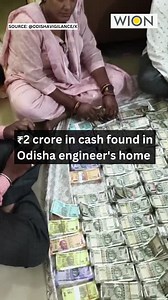 Odisha engineer caught with ₹2.1 crore; throws cash bundles from balcony during raid #Odisha #Bhubaneswar #Vigilance #Corruption | WION