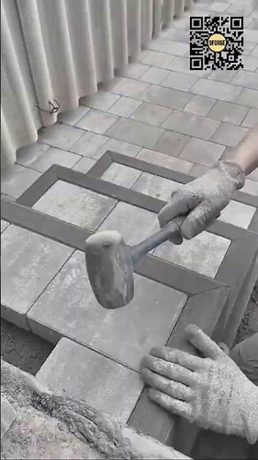 Building Concrete Stairs Using Interlocking Paving Blocks #9forge