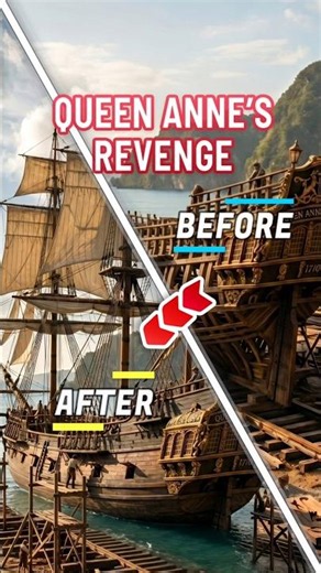 QUEEN ANNE’S REVENGE #ship #blackbeard #queen