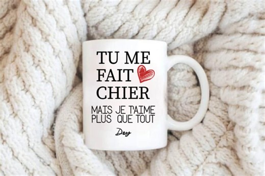 Personalized Humor Mug With Name - I Love You More Than Anything. - Etsy Canada