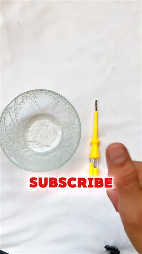How to remove tester from a glass bowl correctly #tester #skills