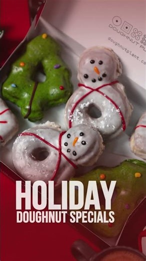 Holiday doughnuts in NYC, made for gifting, sharing, and celebrating all season long. 🍩✨