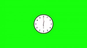 Fast Moving Clock Green Screen Stock Footage Video (100% Royalty-free) 1102607063 | Shutterstock