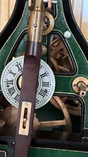Clock Tower Mechanism in the First Free Will Baptist Church at North Sutton, NH