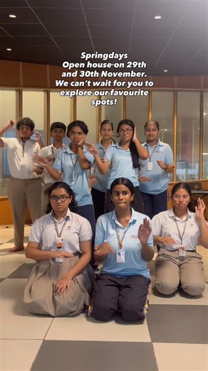 Springdays Official on Instagram: "The wait is over! Our Open House 2025–2026 begins tomorrow Join us on 29th & 30th November at Springdays Main Campus, from 9:00 AM onwards. Our doors are open for you—step in, explore our vibrant spaces, meet our passionate team, and experience the world of Springdays! #SpringdaysOpenHouse #ExploreSpringdays #Admissions2025"