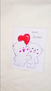 Cutest Handmade Birthday Card Ever 🧸❤️ | Best Friend Birthday