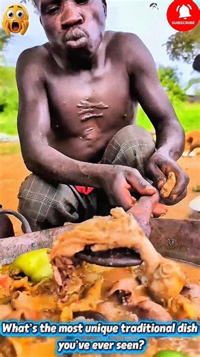 Traditional African Eating That Amazes the World😮 #shorts #africa #africanfood #villagelife #culture