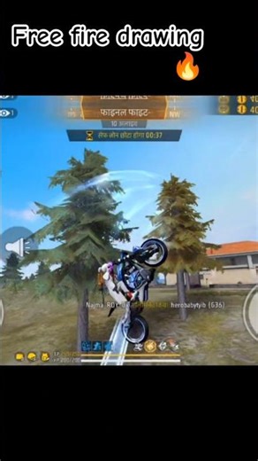 free fire drawing 🔥 mujhe lut le gaya .#freefire #drawing