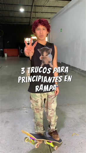 3 trucos de rampa para principiantes 🛹🔥 #skate #skateboarding #skates #rampa #patineta