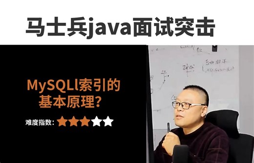 MySQLl索引的基本原理？【马士兵Java面试突击】