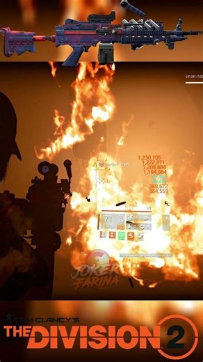 This Build Was Born From FIRE 🔥😳 #division2builds #bestbuilds #shorts