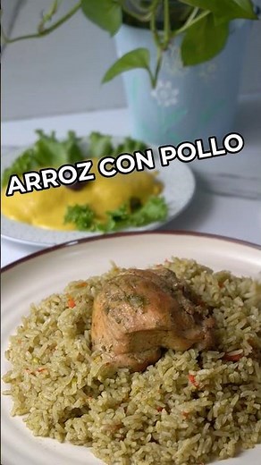 ARROZ CON POLLO PERUANO 🇵🇪 | ¡Queda ESPECTACULAR! #recetas #cocinaperuana #recetasfaciles