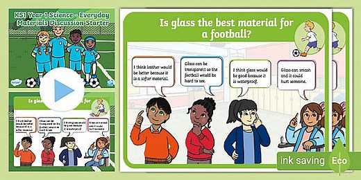 KS1 Year 1 Everyday Materials Science Discussion Starter