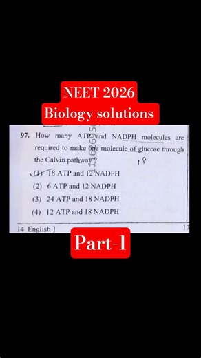 NEET 2026 Biology Solution NCERT based(part-1) #ytshorts #neet2026 #neetaspirents #neetexam #youtube