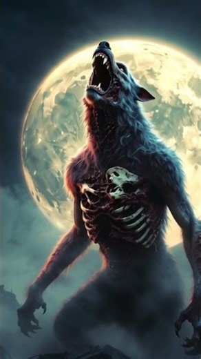 This Wolf Howl Will Give You Chills 🐺🌕 | Horror Sound #shorts