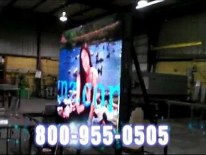 Signs Led Programmable portable rental trailer mobile billboard color video Screen wall advertising