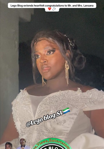 Lego Blog extends heartfelt congratulations to Mr. and Mrs. Lansana❤️🙌🏼