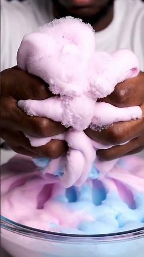 Cotton Candy ASMR Slime | #asmr #cool #satisfying
