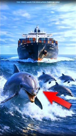 Why Dolphins LOVE Ship Waves 🤔