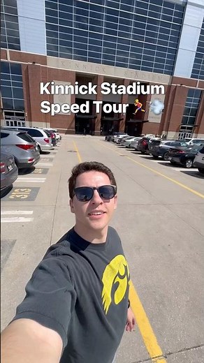 Touring the iconic Kinnick Stadium 🏟️ #iowahawkeyes #collegefootball #kinnick #hawkeyes
