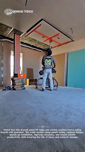 Drywall Installers Hate This #ConstructionTech #ToolTok #WorkSmarter