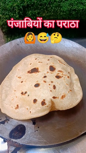 Look at Gujarati rotis vs. Punjabi parathas folded like a blanket