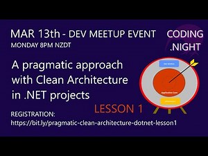 A pragmatic approach with Clean Architecture in .NET projects - Lesson 1