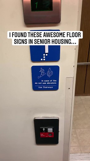 A Great Sign design for older blind and visually impaired individuals. #blind #visuallyimpaired #instructorfortheblind | Blind on the Move