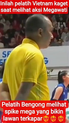 pelatih vietnam kaget melihat aksi Megawati sampai bengong #megawatihangestri #megawati