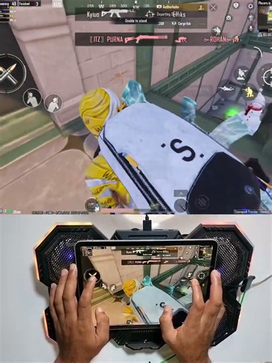 iPad 4-Finger Claw Skills 😤🎮 | Smooth Handcam"