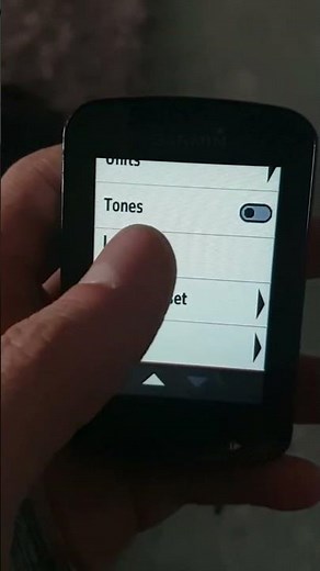 how to turn off tones on the Garmin Edge 820