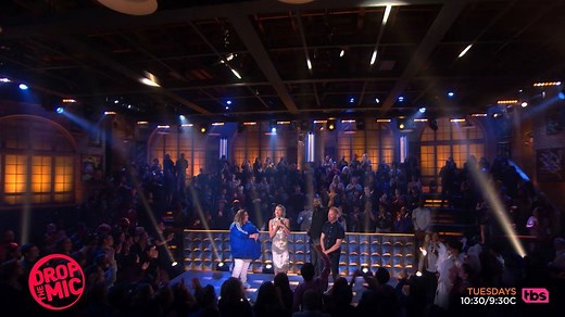 Who’s been naughty and who’s been nice? Check out the full #DropTheMic battle between Chrissy Metz and Jesse Tyler Ferguson below! 🎅’s watching... | TBS Network